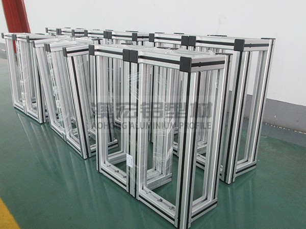 工業生產鋁型材架子安裝如何提升精度？-澳宏工業鋁型材